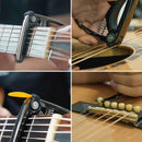 Capodastro / Cejilla Para Guitarra Cuatro Funciones