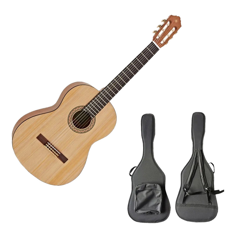Combo Guitarra Acústica Yamaha C40, C40BL y C40M Con Forro Y Cordón