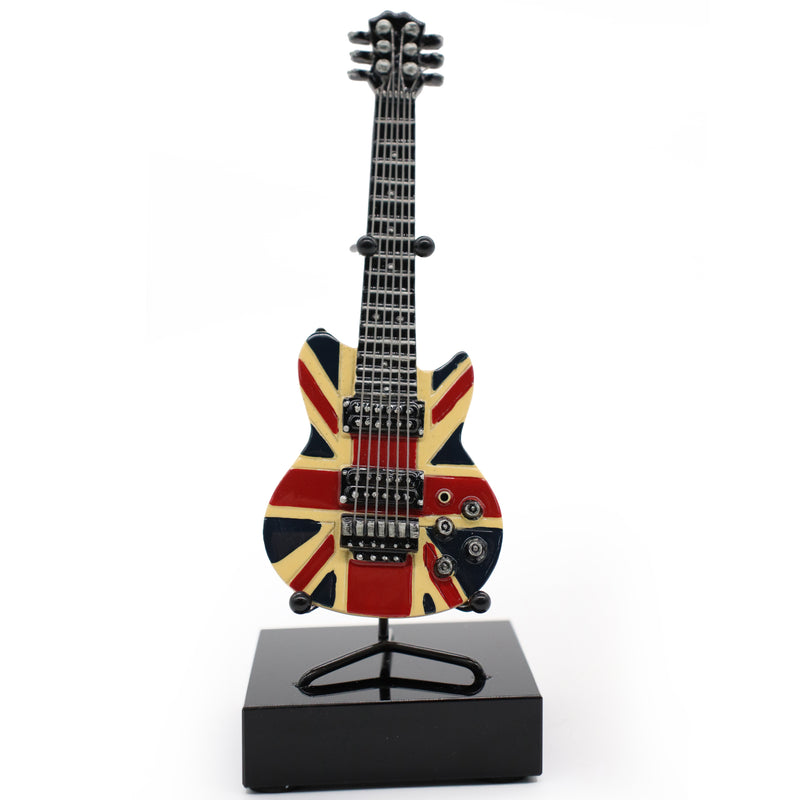 Guitarra Pequeña Decorativa Bandera De Inglaterra 23-13