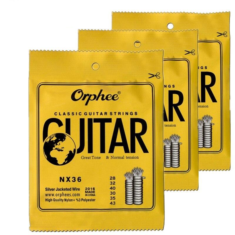 Encordado Para Guitarra Acústica Orphee NX36 (28-43)