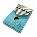 Kalimba de 17 Teclas con Diseño Y Caja Resonante