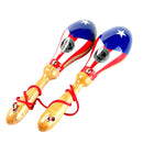 Maracas Salseras En Cuero Profesionales Diseños Decorativos