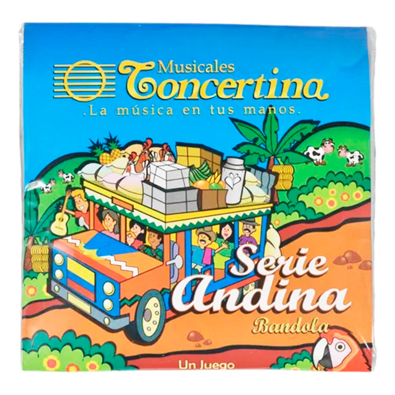 Encordado Para Bandola 16 Cuerdas Concertina