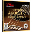 Encordado Alice Para Guitarra Acústica 12 Cuerdas AW4112