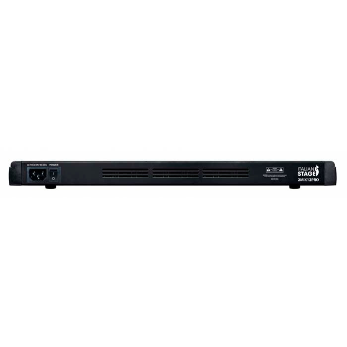 Mixer Italian Stage IS 2MIX12PRO Con Interfaz USB Y Bluetooth