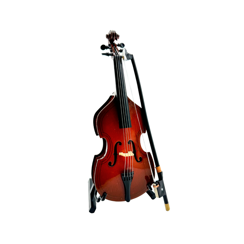 Cello Pequeño Decorativo Con Estuche y Base