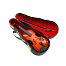 Violín Pequeño Decorativo Con Estuche y Base