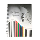 Cuaderno Pentagramado Argollado Para Música