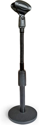 Base Para Micrófono De mesa Con Cuello Flexible Firme