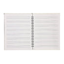 Cuaderno Pentagramado Argollado Para Música
