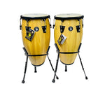 Congas  De 11.75 Y 12.50 Color Madera Base Tipo Maceta