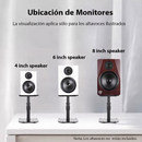 Bases Para Monitores De Estudio Ajustables (par)