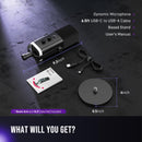 Micrófono Fifine AM8 Dinamico XLR/USB Para Transmision, Gaming o Grabaciones