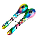 Maracas Salseras En Cuero Profesionales Diseños Decorativos