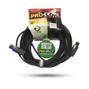 Cable Prolok Speakon Para Cabina PCS3014NNK  De 9M
