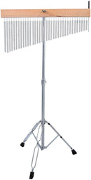 Cortina Musical De 36 Barras Plateadas Carrillón