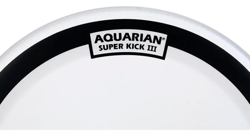 Parche Aquarian 22 Pulgadas Corrugado Con Sordina SKIII