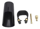 Abrazadera En Cuero Y Tapaboquilla Para Clarinete