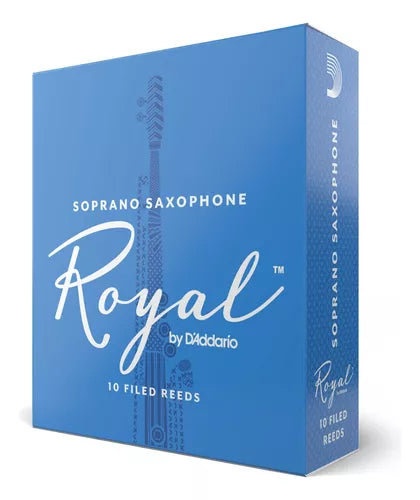 Caja De Cañas Rico Royal Para Saxo Soprano 2.5 (10 Unidades)