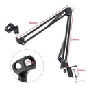 Kit Base Para Micrófono De Mesa Tijera Con Filtro Antipop