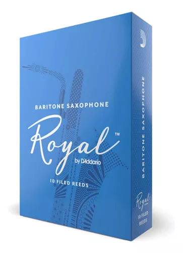 Caja De Cañas Rico Royal Para Saxofón Barítono 2.5 (10 Unidades)
