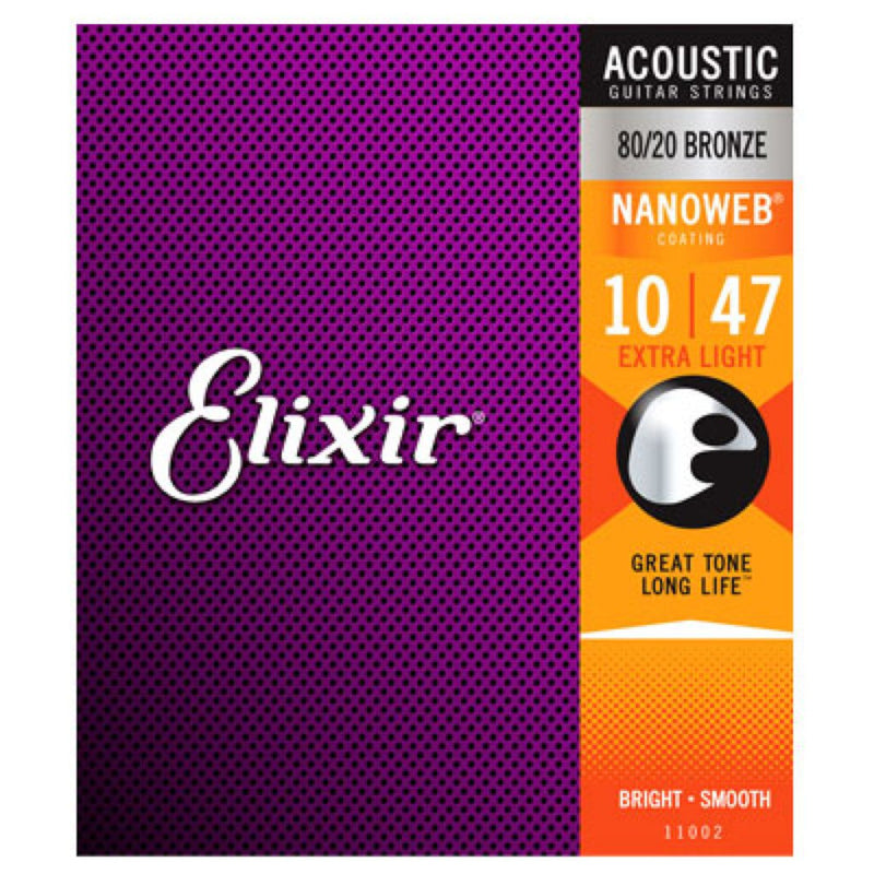 Encordado Elixir Para Guitarra Electroacústica 11002 (10-42)