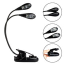 Lampara Led Doble Brazo Flexible Y Pinza Para Atril