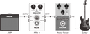 Pedal NUX Huminator NRN-1  Noise Gate Analógico Para Guitarra