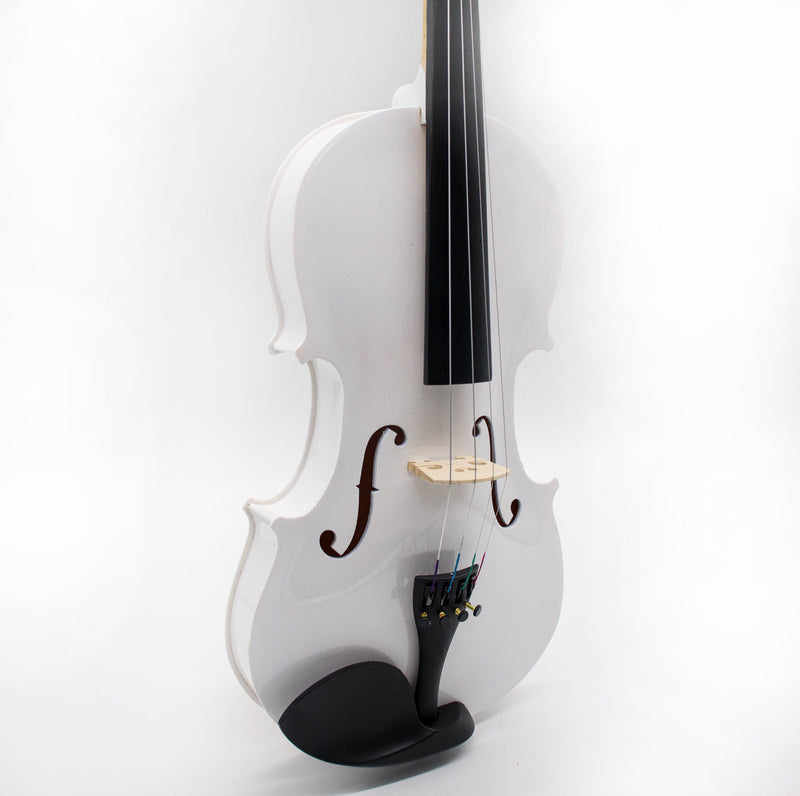 Combo Violín Stingrey V001C 4/4 En Madera Color Blanco