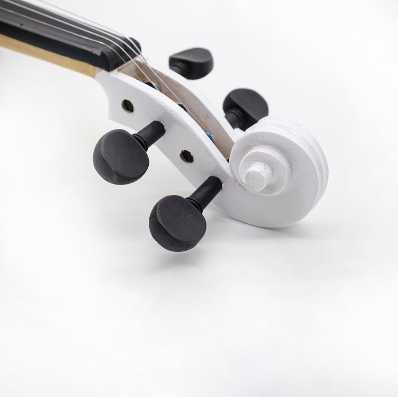 Combo Violín Stingrey V001C 4/4 En Madera Color Blanco