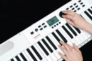 Teclado Electrónico Recargable NUX NEK-110 De 61 Teclas Con Sensibilidad
