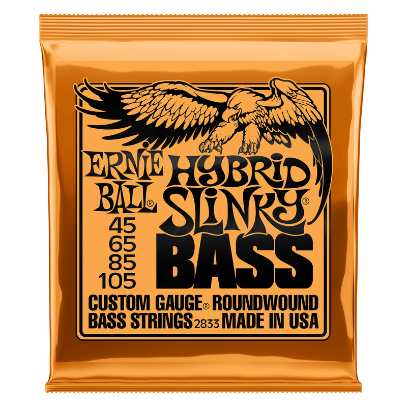 Ernie Ball 2833 Cuerdas Bajo Eléctrico Super Slinky 45-105