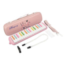 Melódica 32 Teclas Stingrey De Colores Con Estuche Ilustrado Y Accesorios