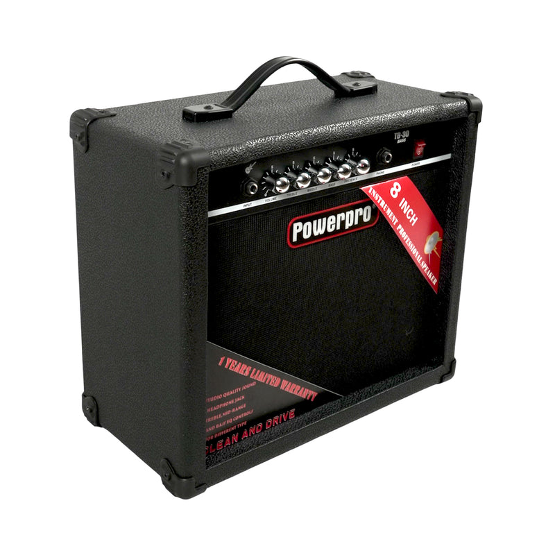 Amplificador Para Bajo 30W De Potencia Power Pro TB-30