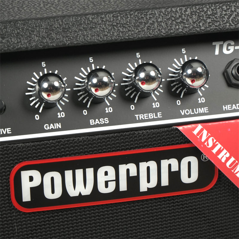 Amplificador Para Guitarra Eléctrica 25W De Potencia PowePro TG-25