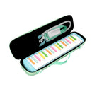 Melódica 37 Teclas Stingrey De Colores Con Estuche Ilustrado Y Accesorios
