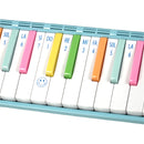 Melódica 37 Teclas Stingrey De Colores Con Estuche Ilustrado Y Accesorios