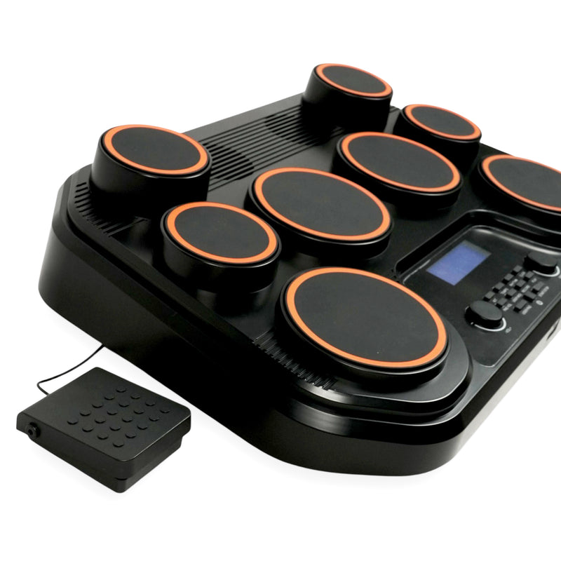 Bateria Electronica De Mesa Con Parlantes 8 Pads