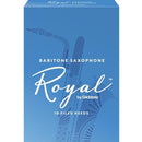 Caja De Cañas Rico Royal Para Saxofón Barítono 3.0 (10 Unidades)