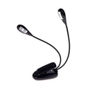 Lampara Led Doble Brazo Flexible Y Pinza Para Atril