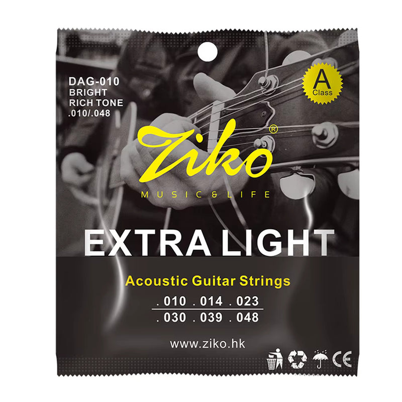 Cuerdas Para Guitarra Acústica Ziko DAG-010