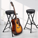 Silla / Taburete Multifuncional para Guitarrista con Reposapiés y Soporte