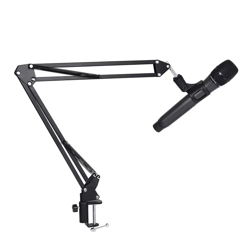 Kit Base Para Micrófono De Mesa Tijera Con Filtro Antipop