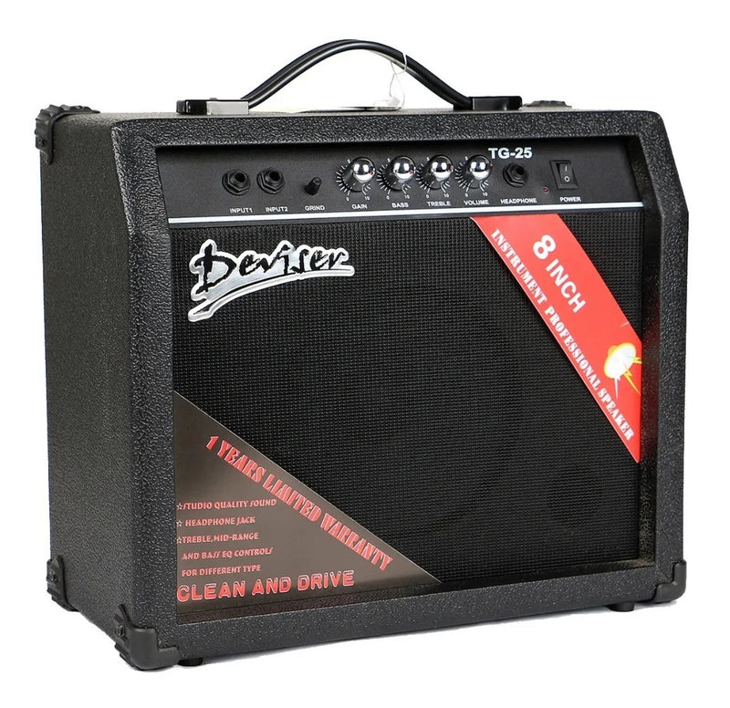 Amplificador Deviser Para Guitarra YX-TG25W