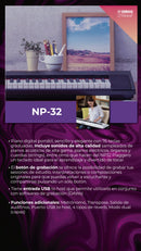 Teclado Piaggiero Yamaha De 76 Teclas NP32