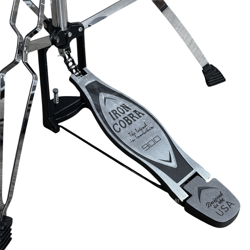 Base Hi-hat Robusta Con Pedal Tipo Iron Cobra