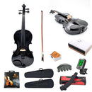 Combo Violín Stingrey R10 4/4 En Madera Color Negro