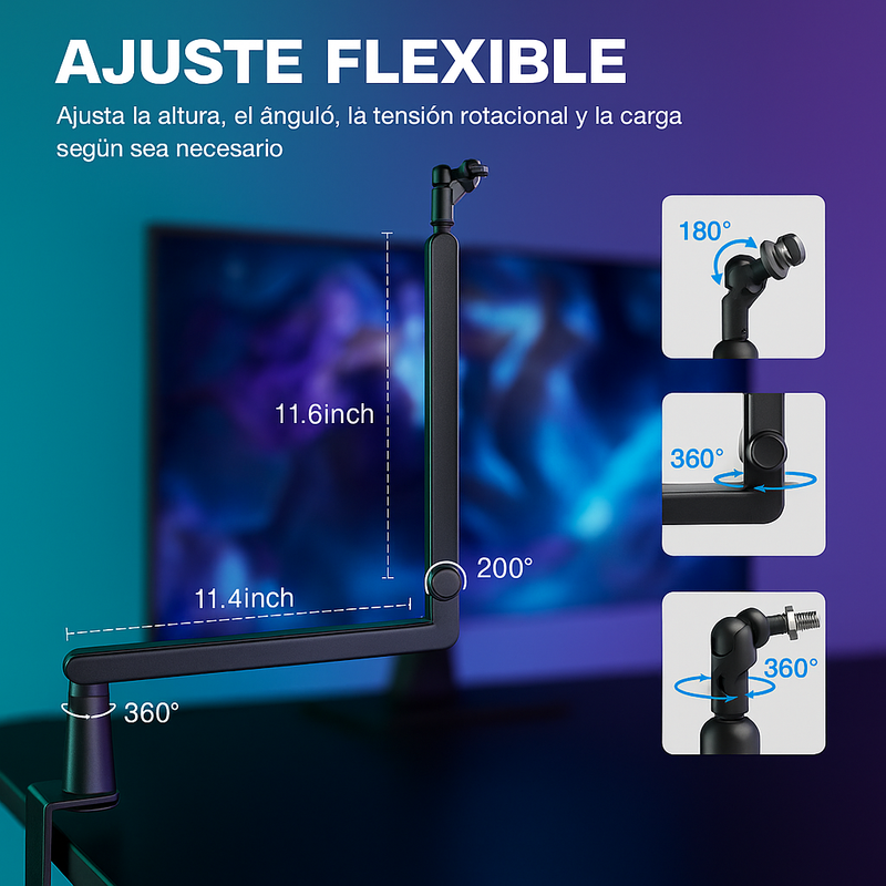 Soporte de Micrófono Brazo articulado de alta gama Fifine BM88