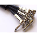 Cable Interpedal Kirlin 20cm 0.65ft  Plug Mono De 1/4 X 6 UND