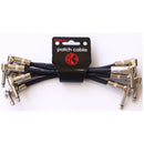 Cable Interpedal Kirlin 20cm 0.65ft  Plug Mono De 1/4 X 6 UND